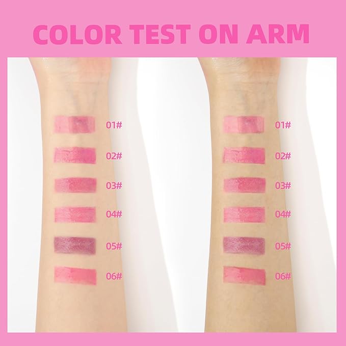 Sulily 2 PCS Magic Color Changing Lip Oil,