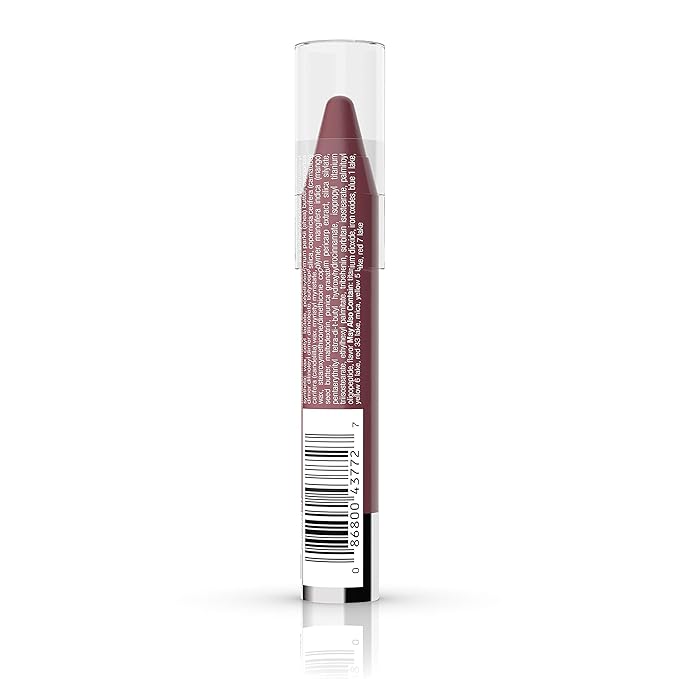 Neutrogena MoistureSmooth Color Stick for Lips, Moisturizing and Conditioning Lipstick with a Balm-Like Formula, Nourishing Shea Butter and Fruit Extracts, 120 Berry Brown, 011 oz Pack of 1