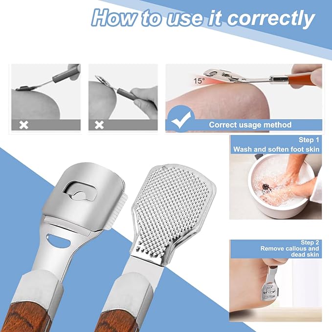 12PCS 3-rd Generation Pedicure Foot