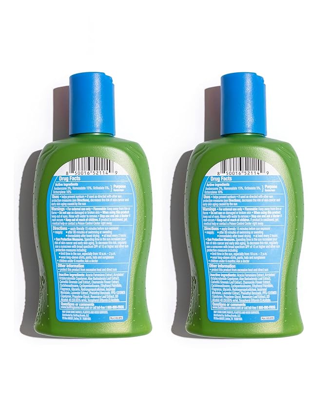 Bullfrog Quik Gel Sunscreen SPF 50 | Oxybenzone & Octinoxate Free | Broad Spectrum Moisturizing UVA/UVB, 5oz, 2 pack