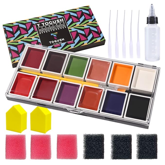 12 Colors Alcohol Activated Makeup Palette Set