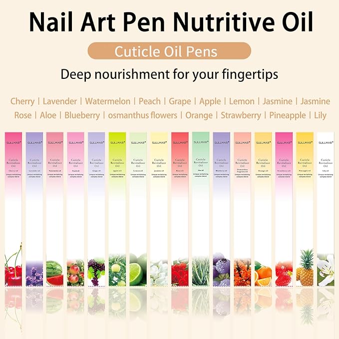 12pcs Cuticle Oil Pen Sweet