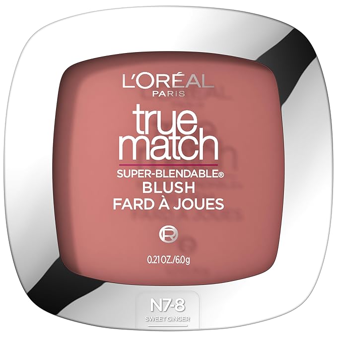 L'Oreal Paris True Match Super-Blendable Powder Blush, Sweet Ginger, 0.21 Oz (Packaging May Vary)