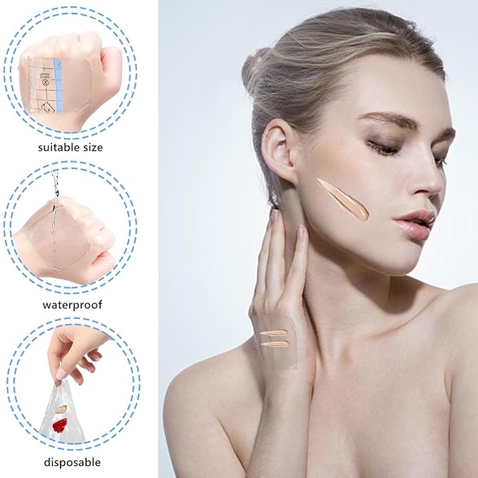 150 Pieces Makeup Hand Palette, Disposable Cosmetics Mixing