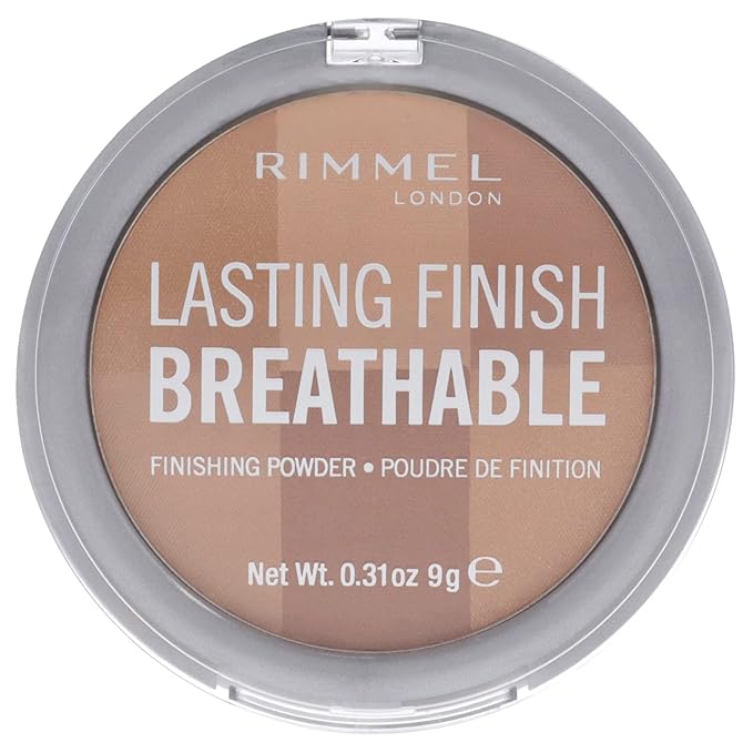 Rimmel LONDON Lasting Finish Breathable Finishing Powder, 002 0.28 Ounce