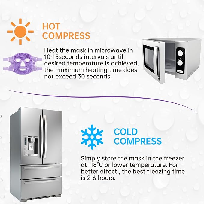 Face eye mask ice pack