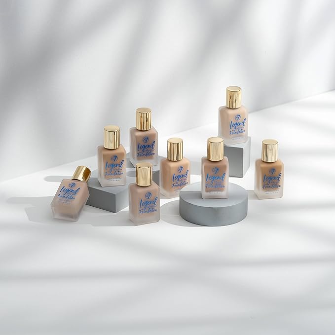 W7 Legend Foundation - Creamy Liquid Foundation for (Fresh Beige) 28ml