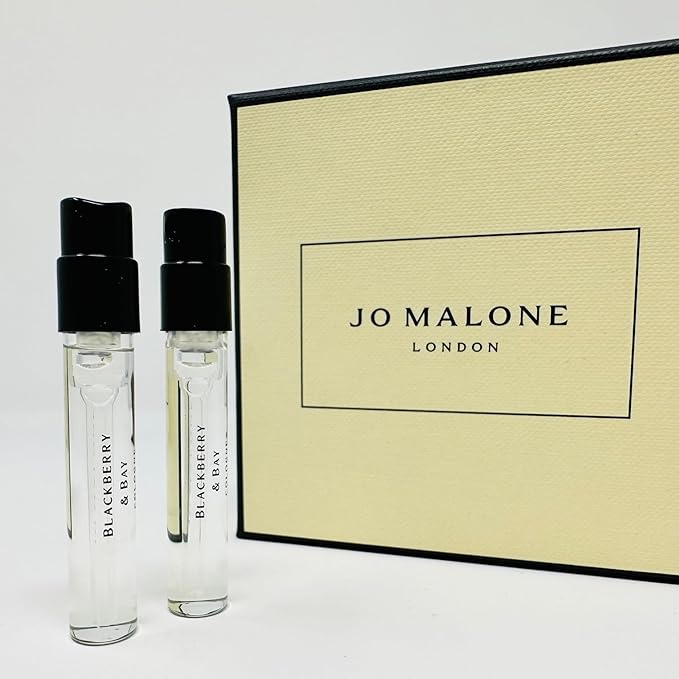 Jo Malone London Scent pairing Duo Blackberry & Bay + Peony & Blush Suede Sample Vial 0.05oz/ 1.5ml ea