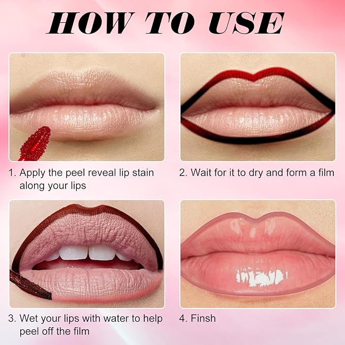 Inyzy 2 Colors Peel Off Matte Lip Tint, Lasting