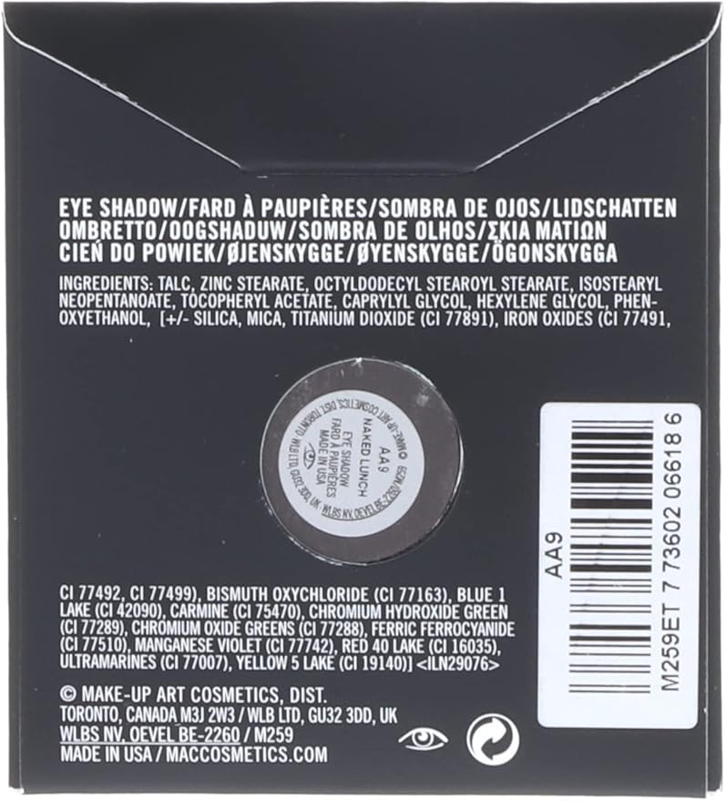 MAC Pro Palette Refill Eyeshadow NAKED LUNCH