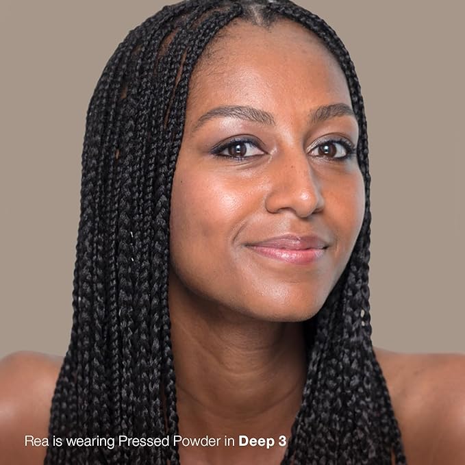 Mineral Fusion Pressed Powder Foundation, Deep 3 - Hypoallergenic, Cruelty-Free, 0.32 Oz