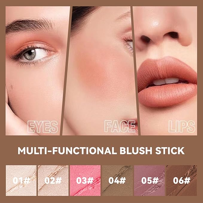 Highlighter Stick Cream Blush Stick Bronzer Contour Stick Beginner-Set B
