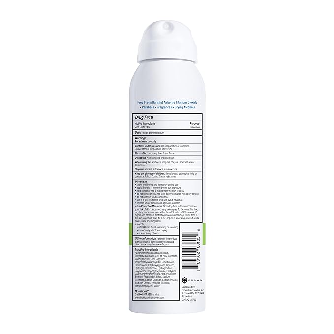 BLUE LIZARD Mineral Sunscreen Kids SPF 50+ Spray, 5 Fl Oz