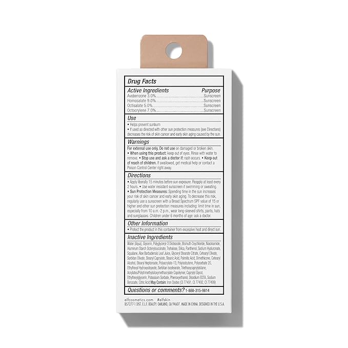 e.l.f. SKIN Suntouchable Whoa Glow SPF 30, Sunscreen