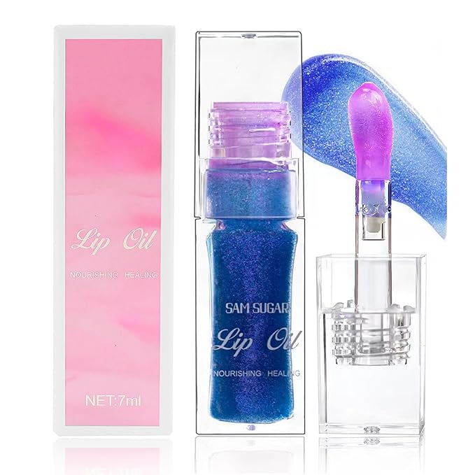 Bossup Color Changing Lip Oil,Magic Color Changing Lip