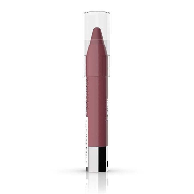 Neutrogena MoistureSmooth Color Stick for Lips, Moisturizing and Conditioning Lipstick with a Balm-Like Formula, Nourishing Shea Butter and Fruit Extracts, 120 Berry Brown, 011 oz Pack of 1