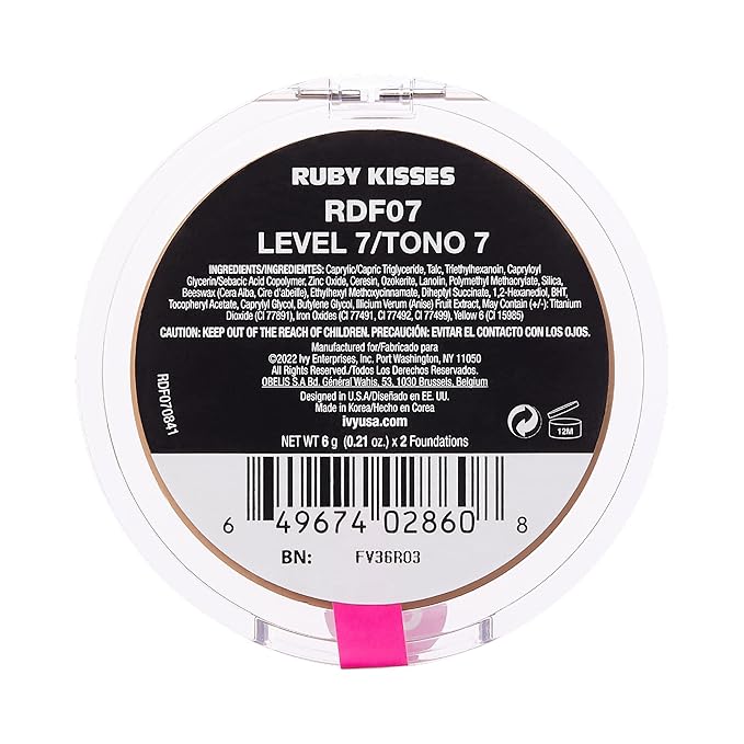 Ruby Kisses 3D Face Creator Cream Foundation & (Level 7)