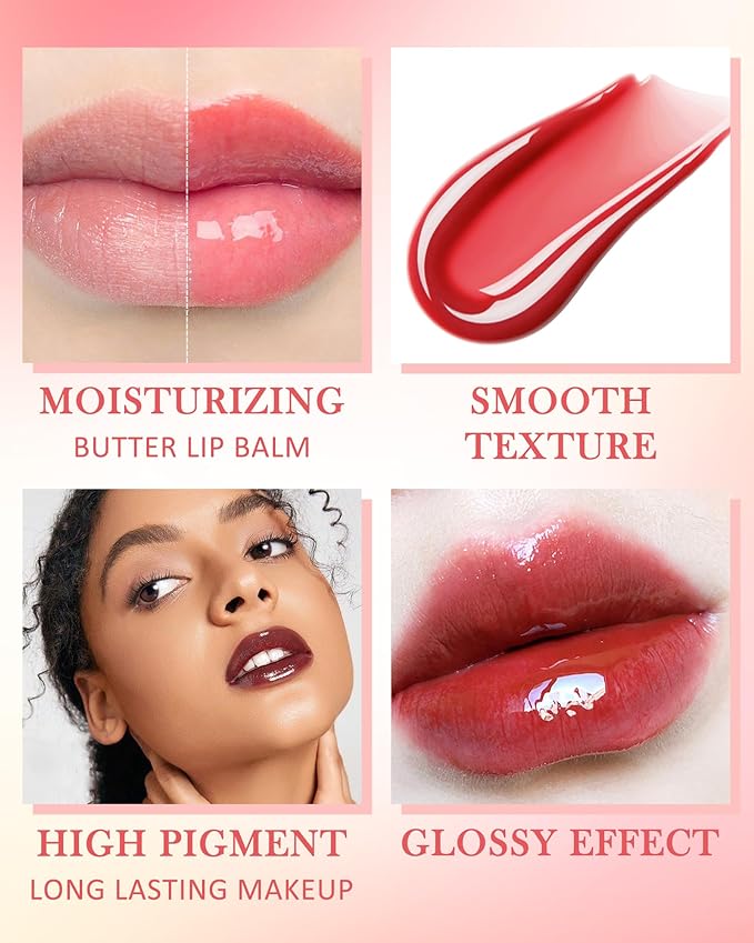 Lip Butter Balm Chrrey, Hydrating Tinted Butter Lip