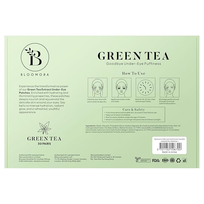 Green tea eye patches (30