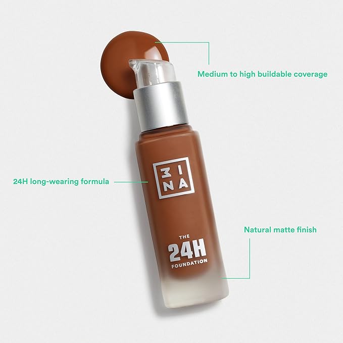 3INA The 24H Foundation 672-24H Long-Wearing Formula - 01 Oz