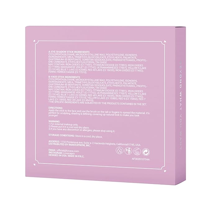 Neutral Eyeshadow Stick Makeup Set, Metallic Shimmer Matte Cream Eye Shadow Eyeliner Brightener Pencil Crayon - Classic 6PCS A011