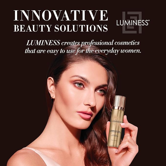 LUMINESS Airbrush Veil Tinted Moisturizer with Buffing Brush, & Ceramides