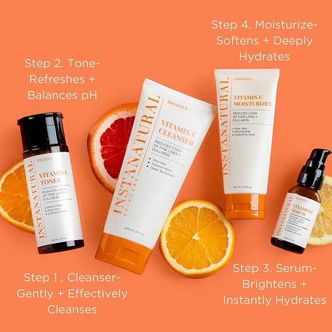 InstaNatural Skin Care Set, Vitamin C Aging