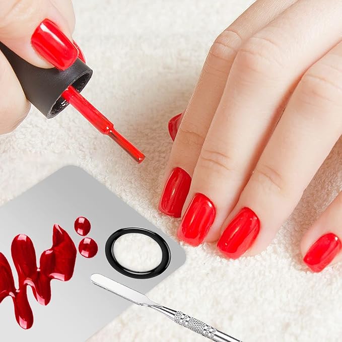 2 Sets Foundation Palette Makeup Mixing Palette Stainless