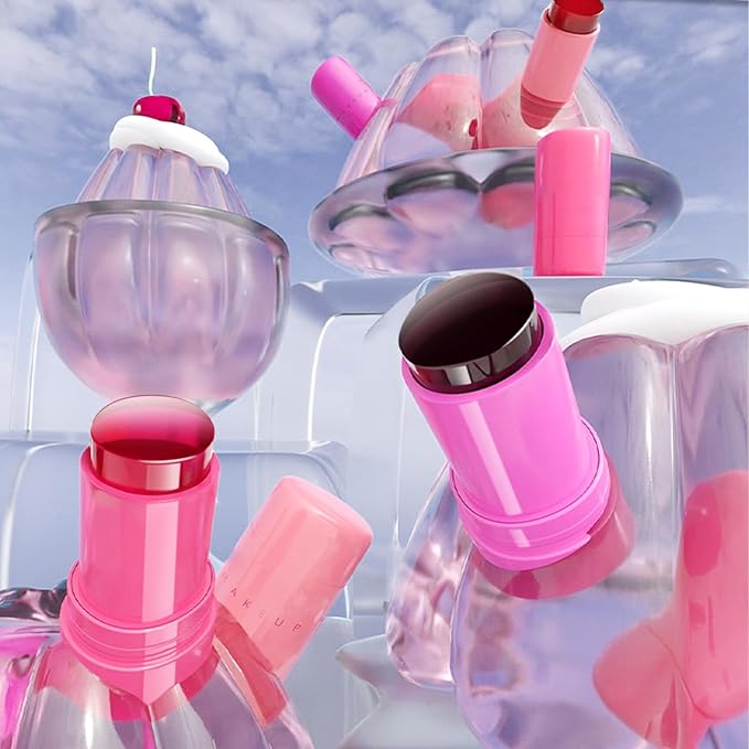 Cooling Water Jelly Tint, Cream Jelly Blush Stick Women #02