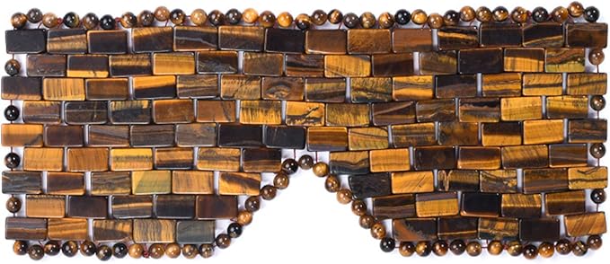 Jade eye mask tiger eye