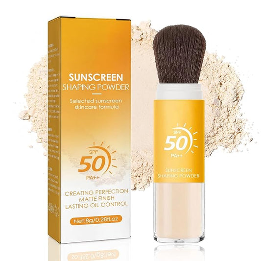 Mineral Sunscreen Setting Powder, Mineral Brush Powder, SPF All Skin