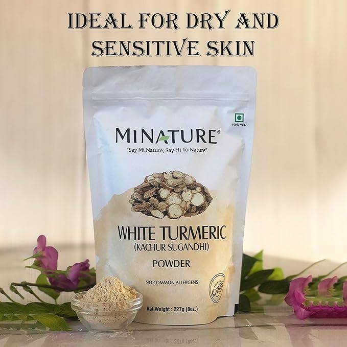 White Turmeric Powder by mi nature | Kachur, From India 227g