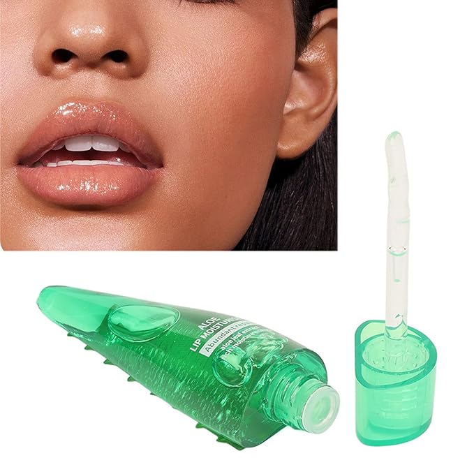 Lip Gloss, Professional Moisturizing Silicone Brush Head Portable Lip Oil Remove Dead Skin Soften Skin For Dry Mouth