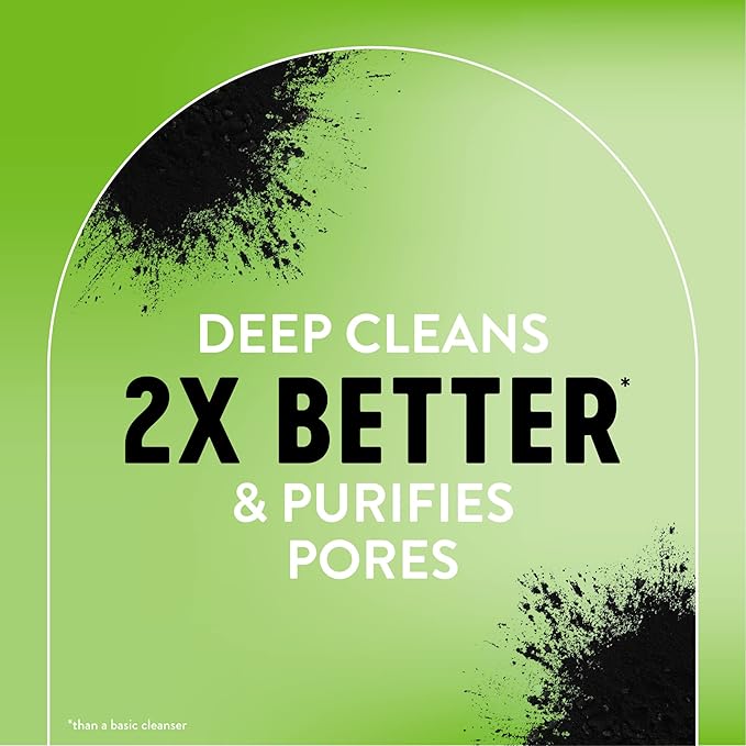 Bioré Deep Pore Charcoal Face Wash, Daily Facial Cleanser for Dirt & Makeup Removal, for Oily Skin, 6.77 Oz, Pack of 3