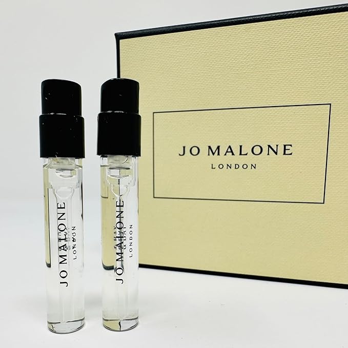 Jo Malone London Scent pairing Duo Blackberry & Bay + Peony & Blush Suede Sample Vial 0.05oz/ 1.5ml ea