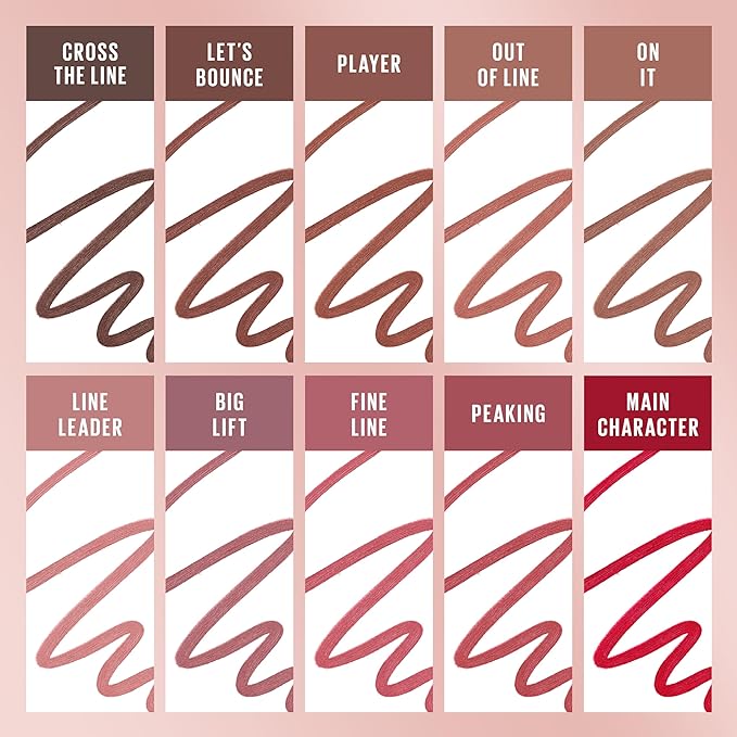 Maybelline Lifter Liner Lip Liner Pencil with Hyaluronic Acid, Line Leader, 1 Count