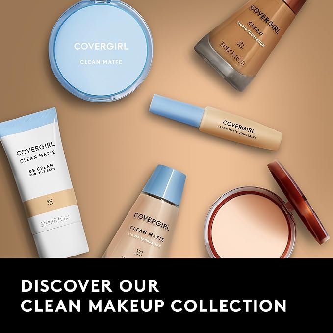 COVERGIRL Clean Liquid Foundation, Deep Golden 170, Pack of 1