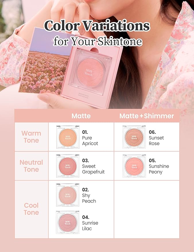 MILKTOUCH Touch My Cheek in Bloom Blush Sweet Blush (0.) 18 oz