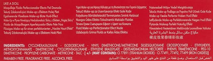 PUPA Milano Like A Doll Perfecting Make-Up Fluid, 30 ml