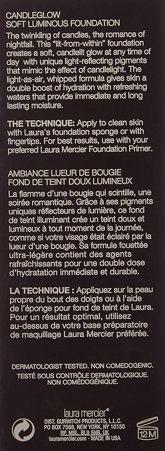 Laura Mercier Candleglow Soft Luminous Foundation for WoMen,