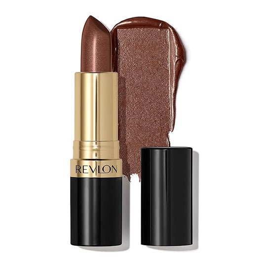 Revlon Super Lustrous Lipstick, Creamy Formula For Soft, Fuller-Looking Lips, Moisturized Feel, 315 Iced Mocha, 0.15 oz