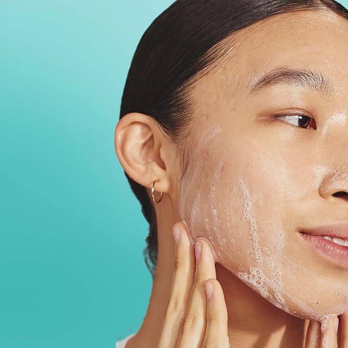 Burt’s Bees Foaming Face Wash, BHA Breakout Defense Cleanser for All Skin Types, Washes Away Impurities & Excess Facial Oil, With a Prebiotic, 8 Oz.