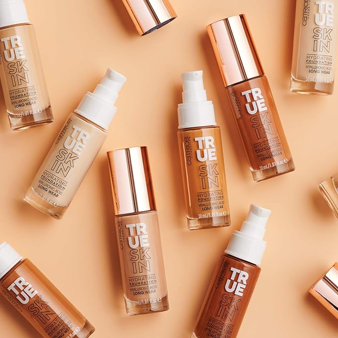 Catrice | True Skin Hydrating Foundation | Lightweight Neutral Pecan)