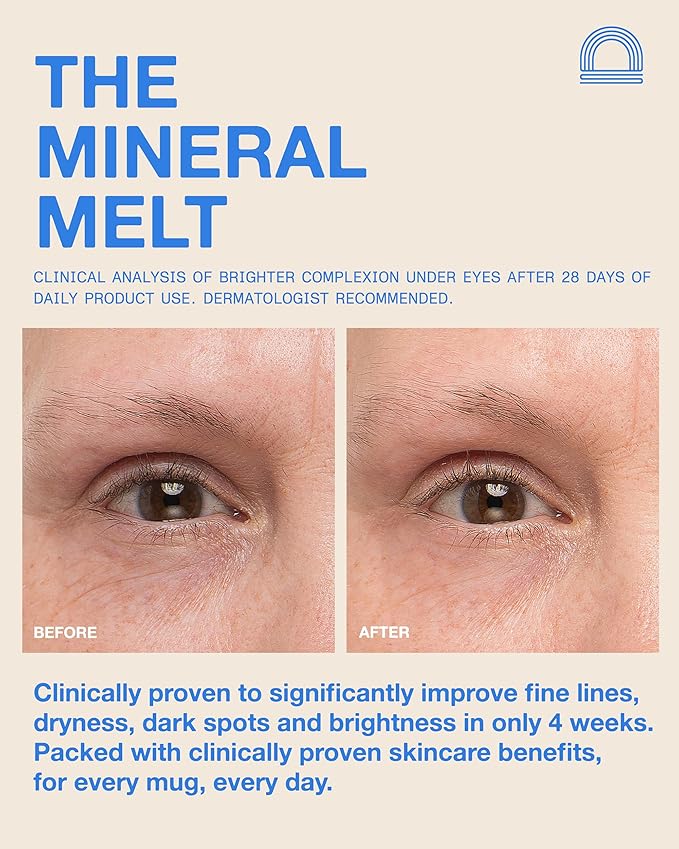 The Mineral Melt - Award-Winning Broad Spectrum SPF 30 Mineral Sunscreen. Clinically-proven Anti-Aging, Sun Protector Hydrating, Skin-Brightening for all skin types, Fragrance Free (1.7 Fl Oz)