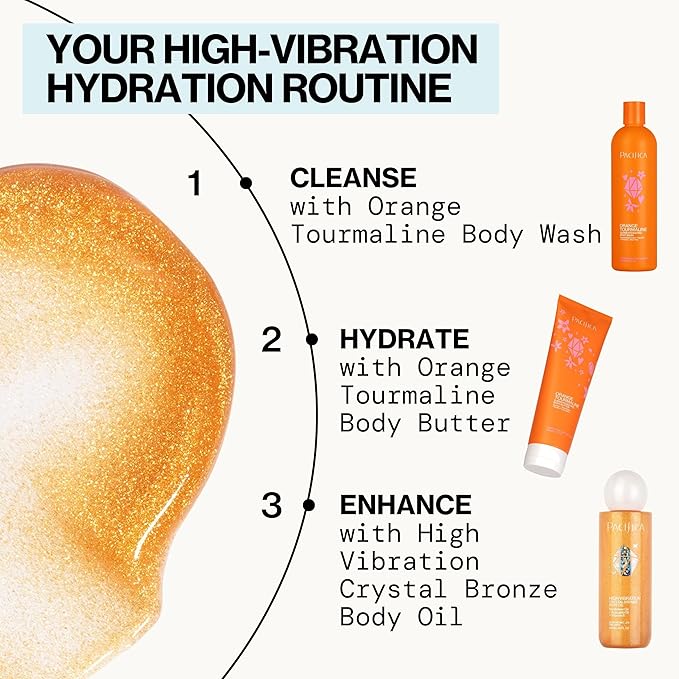 Pacifica Bronzing Body Oil – Crystal Bronze Shimmering Oil for Natural Sun-Kissed Glow, Hydrating Body Illuminator, Vanilla Coconut Scent, Vegan & Cruelty-Free, Clean Beauty, 4 fl oz