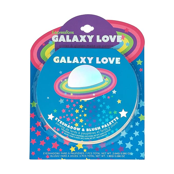 Expressions 10 Color Eyeshadow Palette & Blush Makeup