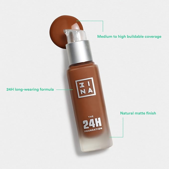 3INA The 24H Foundation 606-24H Long-Wearing Formula - 01 Oz