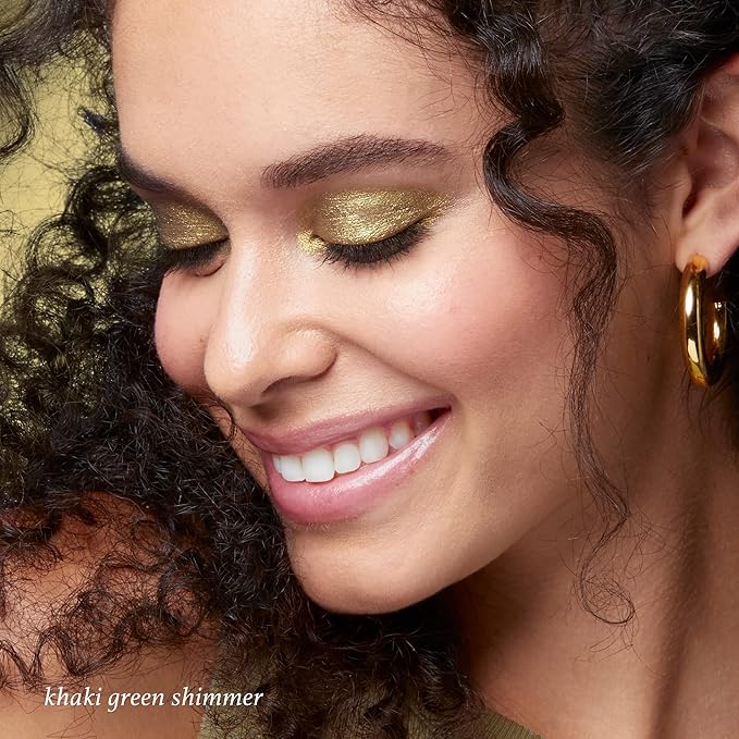 Julep Eyeshadow 101 Cream to Powder Waterproof Eyeshadow Stick, Khaki Green Shimmer