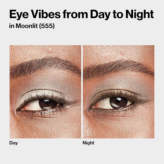 Revlon Eyeshadow Palette by Revlon, ColorStay Day to Night Up to 24 Hour Eye Makeup, Velvety Pigmented Blendable Matte & Shimmer Finishes, 555 Moonlit, 0.16 Oz, 555 Moonlit, 0.16 oz