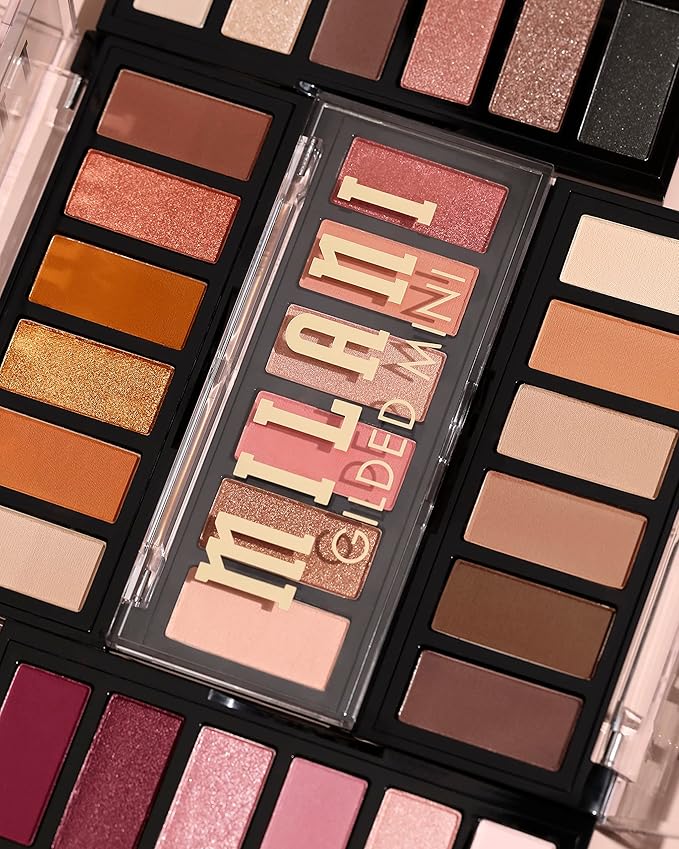 Milani Gilded Mini Eyeshadow Palette with 6 Matte & Shimmer Hues - Champagne Problems